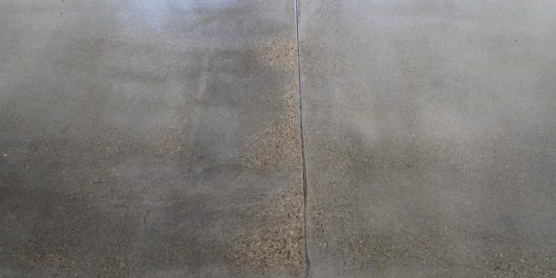 superficie del pavimento in cemento