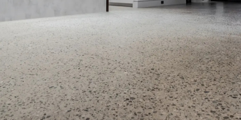 terrazzo floor polishing