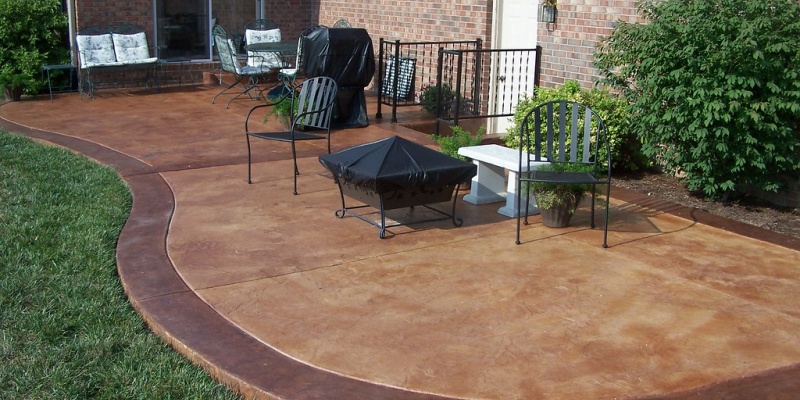 stained concrete floors 