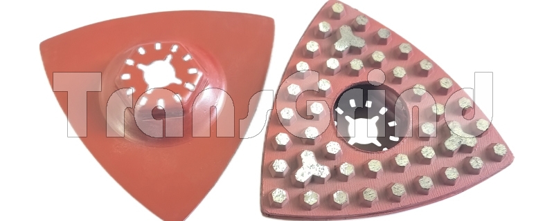 triangle grinding pad for Oscillating