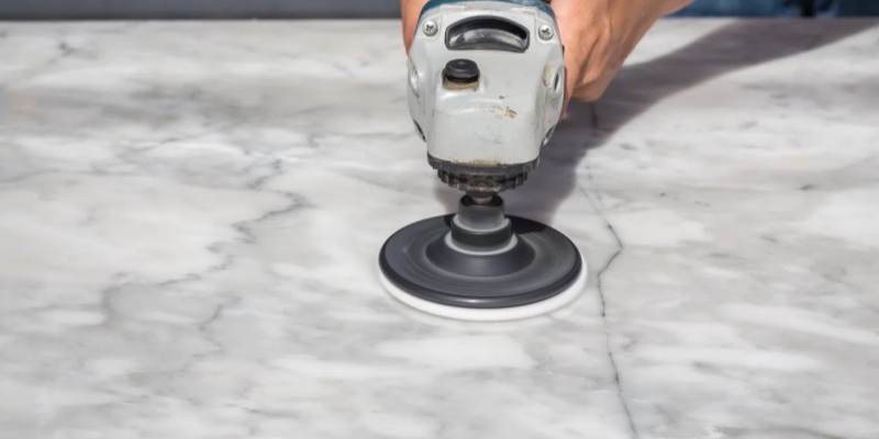 stone surface polishing