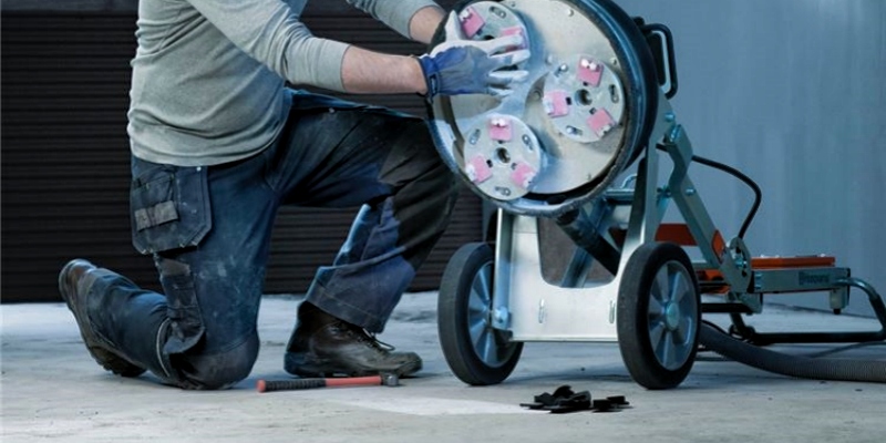 concrete floor diamond tools