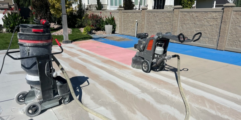 outdoor concrete floor grinding
