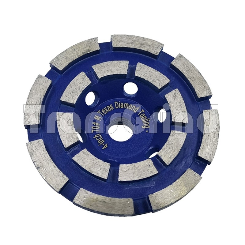 cina Double Row Grinding Cup Wheel For Concrete produttore