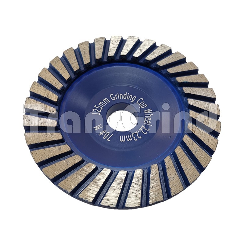 cina 5 inch Aluminum Grinding Cup Wheel For Concrete produttore